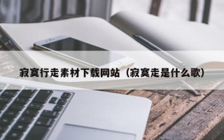 池州寂寞行走素材下载网站（寂寞走是什么歌）